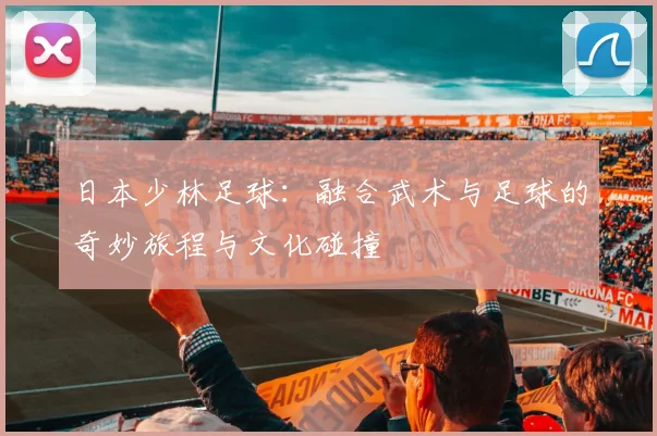 日本少林足球：融合武术与足球的奇妙旅程与文化碰撞